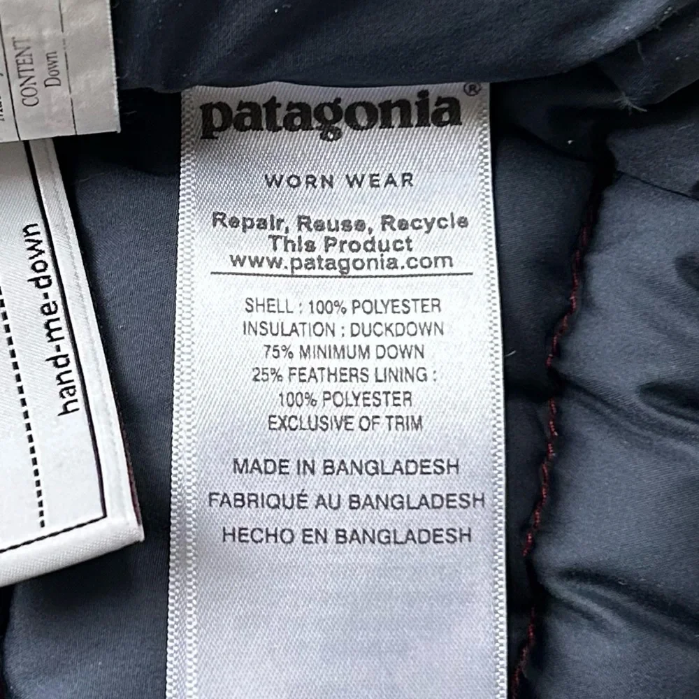 Patagonia Down Puffer Vest 6-12 Months